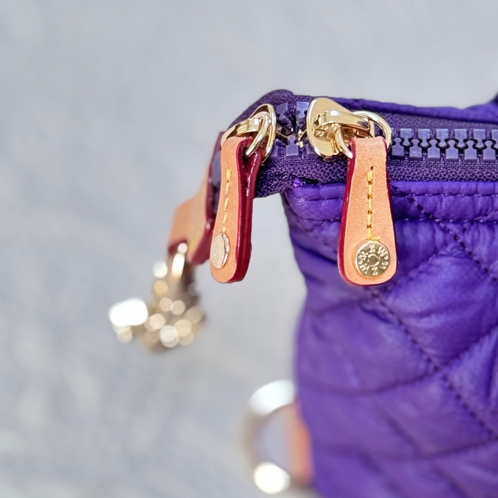 MZ Wallace Micro Sutton Purple Violet Bag Purse Small Petite w/Tag PRISTINE VHTF - Picture 7 of 12